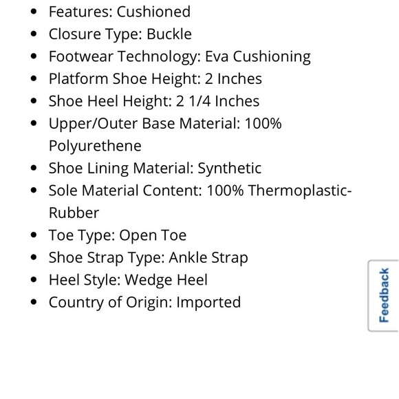 FRYE AND CO. New without Box Livia Black and Tan Wedge Sandals Size 10M - Picture 10 of 10